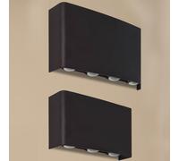 MAKA Applique LED Doppia Luce IP65 Interno Esterno Regolabile da Parete
