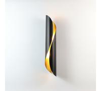 MAKA Applique LED G9 Moderna Metallo Doppia Luce Curva Parete Bianco Nero
