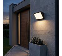 MAKA Applique LED Parete Esterno 24W 2500LM 3CCT IP65 Giardino Lampada