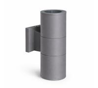 MAKA Applique LED Up Down GU10 IP54 Alluminio Esterno Interno Coppia 2 Pezzi
