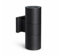 MAKA Applique LED Up Down GU10 IP54 Alluminio Esterno Interno Coppia 2 Pezzi