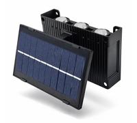 MAKA Applique Solare LED Doppia Luce da Muro Esterno IP66 Crepuscolare