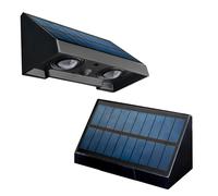 MAKA Applique Solare LED Esterno IPX4 RGB 3000K Luce Calda da Parete