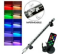 MAKA Barra LED per Acquario RGB Impermeabile Lampada Neon Tubo 25 45 73 cm