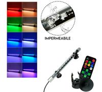 MAKA Barra LED per Acquario RGB Impermeabile Lampada Neon Tubo 25 45 73 cm