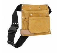 MAKA Borsa Carpentiere Camosciata 1 Tasca 4 Scomparti Cintura Portamartello