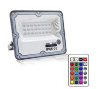 MAKA Faro LED RGB 10W-200W IP65 Esterno Alluminio con Telecomando Faretto Smart [EEK: E]