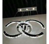 MAKA Lampadario LED Sospensione Moderno 3 Colori Punti Luce Design Soffitto