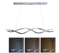 MAKA Lampadario LED Sospensione Ondulato Bianco Switch Color 4000K 6500K