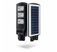 MAKA Lampione Stradale LED 180W Solare con Pannello Telecomando Crepuscolare