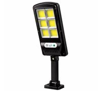 MAKA Lampione Stradale LED 18W Solare con Staffa Telecomando Sensore Movimento