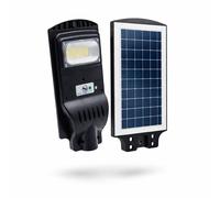 MAKA Lampione Stradale Solare LED 30W 60W Pannello Integrato IP66 Esterno