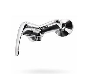 MAKA Miscelatore Vasca da Bagno Monocomando Metallo Cromato da Parete Rubinetto