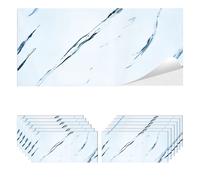 MAKA Piastrelle PVC Adesive Effetto Marmo Impermeabili Isolanti per Interni