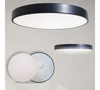 MAKA Plafoniera Led Soffitto 70W 220V Luce Fredda 6500K Diametro 50 cm 8260 Lumen Rotonda Soggiorno Camera da Letto Bagno Cucina Corridoio Corridoio Cucina Alluminio Colorata