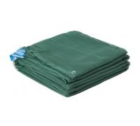 Maka Rete Antispina Raccolta Olive 90 g/m² con Spacco e Occhielli 10x10 m | Rete antispina per raccolta olive in polietilene HD stabilizzato UV, spacco centrale, occhielli metallici, 90 g/m²