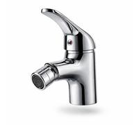 MAKA Rubinetto Bidet Miscelatore Monocomando Monoforo Ottone Cromato Bagno