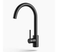 MAKA Rubinetto Cucina Miscelatore Monocomando Canna Alta Nero Opaco Girevole