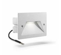 MAKA Set 2 Faretti Segnapassi LED 3W da Incasso IP65 Esterno Bianco Naturale