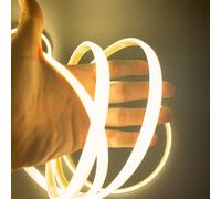 MAKA Striscia Led Cob 220V Alta Luminosità 288 Luci al Metro Ip65 Impermeabile Luce Effetto Neon Diverse Misure e Colori Decorazione Arredo Casa Soggiorno Tv Pc (10 metri, Luce Calda 3000K)