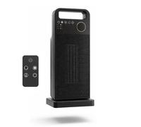 MAKA Stufa Termoventilatore a Colonna 2000W 2 Livelli con Telecomando Torre
