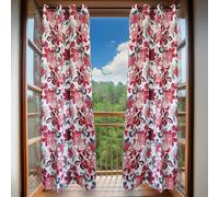MAKA Tende da Interno Coprenti con Anelli 2 Pezzi 140x275 cm Tessuto Arredo