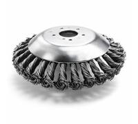 MAKA Testina Spazzola Metallo Universale per Decespugliatore Foro 25,4mm