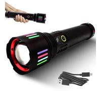 MAKA Torcia LED Ricaricabile USB Type-C Lunga Durata 6 Ore Luce Bianca 6500K