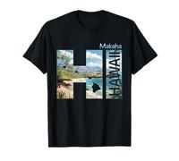 Makaha Hi Hawaii Vacanze Lo Stato di Aloha Maglietta