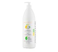 Makari Baby Bath 1000 ML Latte detergente - Lavare delicato 2 in 1 per il corpo e lozione per la pelle secca per bambini - Infuso con olio di mandorle dolci ed estratto di calendula