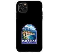 Makarska Croazia Travel Art Emblema Vintage Custodia per iPhone 11 Pro Max