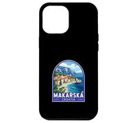 Makarska Croazia Travel Art Emblema Vintage Custodia per iPhone 12 Pro Max
