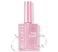Makartt Base Coat 15 ml - Hema-Free Easy Removal Base Coat UV Gel Polish Sock-Off Bases Coat, No Filing, Damage-Free for Weak & Thin Nails, UV/LED Lamp Needed, Beginner-Friendly