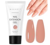 Makartt Gel Ricostruzione Unghie - Poly Nail Gel Acrilico per Unghie Ispessente, Estensione Unghie Gel a Lunga Durata, Acrygel Builder Nail Gel per Principianti e Professionisti, 50ML(A Siesta)