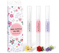 Makartt Olio Pen per Cuticole e Unghie, 3Pc Nail Oil Nutriente Idratante, Kit Cure Cuticole Crudele e Secche