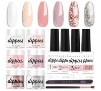 Makartt Powder Kit, Set Polvere per Unghie, Polvere mit Top Base Coat Aktivator & Maniküre Tools Unghie Polvere Set per manicure