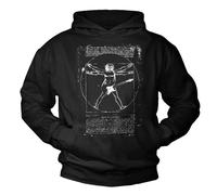 MAKAYA Felpa con Cappuccio Uomo - Musica Rock Regali Divertente Retro Originale Chitarra M