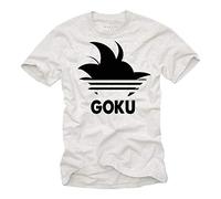 MAKAYA Goku Dragon Hair T-Shirt Uomo Bianco L