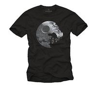 MAKAYA Maglietta AT - T-Shirt Morte Nera Uomo - Divertenti Theory XXXXL
