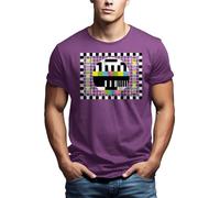 MAKAYA Maglietta Sheldon Testscreen T-Shirt Divertenti Theory Nerd Porpora M