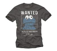 MAKAYA T Shirt Wanted - Magliette Divertenti Uomo