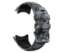 MAKAZHZZRM Cinturino da 26 mm adatto for Garmin Instinct 2X Solar, cinturino in silicone adatto for cinturino sostitutivo Instinct 2X Solar Tactical Edition(Camo Grey)