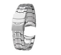 MAKAZHZZRM Cinturino in acciaio inossidabile for Casio Edifice EF-550D, accessorio da uomo, 22 mm.(Steel)