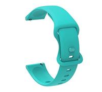 MAKAZHZZRM Cinturino in silicone da 20 mm adatto for Amazfit GTS 4 3 2E 2 Mini Sport Bracciale adatto for Amazfit Active/GTR Mini/Bip U Pro/Bip 3/S Smartwatch Band(Mint)