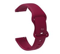 MAKAZHZZRM Cinturino in silicone da 20 mm e 22 mm adatto for POLAR Pacer/Ignite 2 3/Unite Sport Bracciale adatto for Polar VANTAGE M2 M/Grit X Pro Tian Strap Correas(Wine red,20mm)