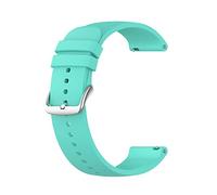 MAKAZHZZRM Cinturino in silicone da 20 mm for Amazfit GTS 3 Smart Watch, adatto for Amazfit Bip 3 Pro/U Pro/Bip S/GTS 4 2E 2 Mini/GTR Mini Sports(Mint)