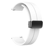 MAKAZHZZRM Cinturino in silicone for smartwatch Mibro C3 C2, 20 mm, 22 mm, a sgancio rapido, adatto for Mibro Lite2/X1/A1, A2/T2(White,22mm)