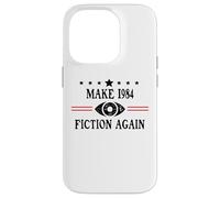 Make 1984 Fiction Again Sign Big Brother is Watching You Custodia per iPhone 14 Pro
