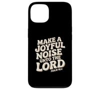Make a Joyful Noise Unto the Lord Psalm 98:4 Christian Custodia per iPhone 13