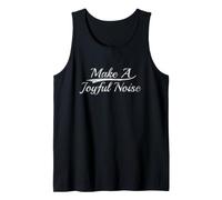 Make A Joyful Noise Vintage Varsity Classic Faith Theme Canotta